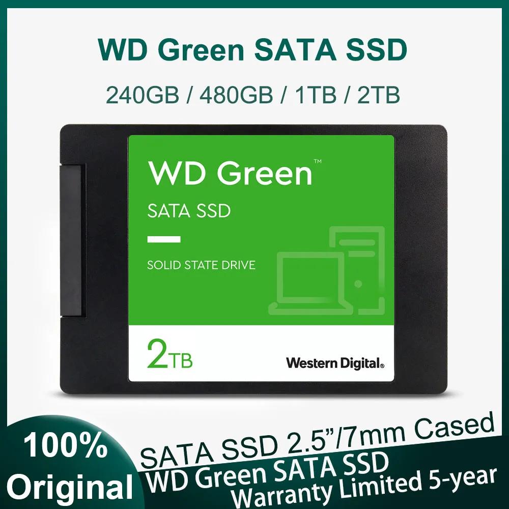    SSD ָ Ʈ ̺, Ʈ ũž, WD ׸ SATA SSD, 2.5 ġ, 7mm ̽, 240GB, 480GB, 1TB, 2TB